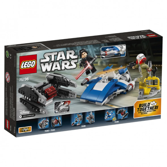 Конструктор LEGO Star Wars 75196 Истребитель типа A против бесшумного истребителя СИД в Нальчике