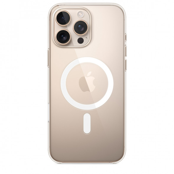 Чехол Apple Clear Case with MagSafe для iPhone 16 Pro Max, прозрачный (MA7F4ZM/A) в Нальчике