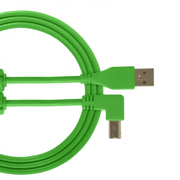 Аудиокабель UDG Ultimate Audio Cabel  USB 2.0 A-B 2 метра, зелёный в Нальчике