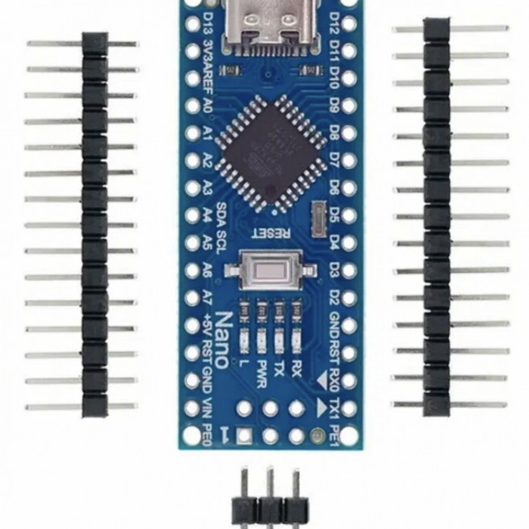 Микроконтроллер Arduino NANO TYPE-C V3.0 (совместимый) Atmega328 CH340 в Нальчике