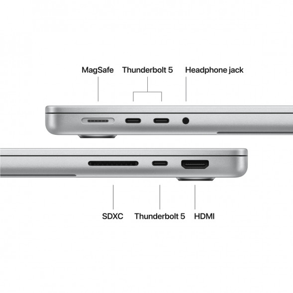 Ноутбук Apple MacBook Pro 14 2026 MGDQ4 (M5 Max 32-Core GPU, 36GB/2TB), Серебристый/Silver в Нальчике