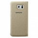 Чехол для Samsung Galaxy S6 S-View Cover (EF-CG920BFE), Gold в Нальчике