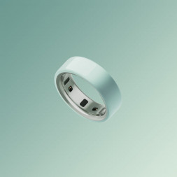 Умное кольцо Oura Ring 4 Ceramic (размер 4), Морской прилив/Tide