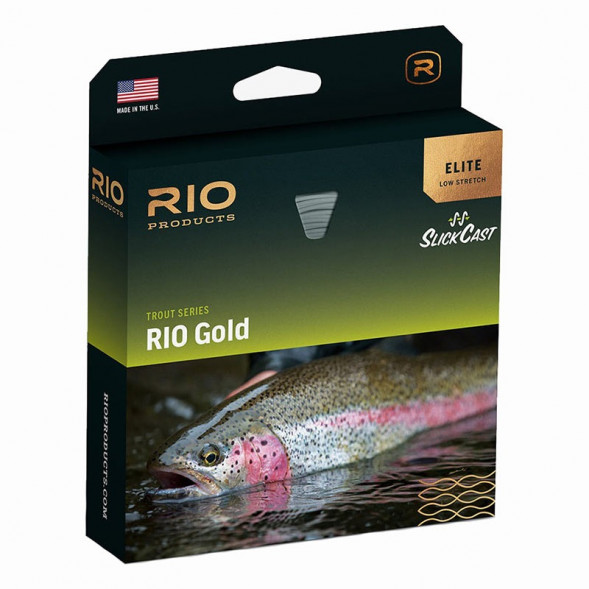 Леска RIO Elite Gold WF5F, Moss/Gold/Gray в Нальчике
