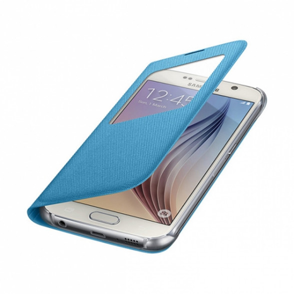 Чехол для Samsung Galaxy S6 S-View Cover (EF-CG920BLE), Blue в Нальчике