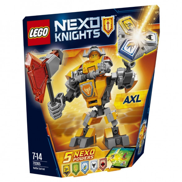Конструктор LEGO Nexo Knights 70365 Боевые доспехи Акселя в Нальчике