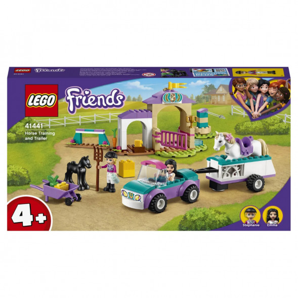 Конструктор LEGO Friends 41441 Тренировка лошади и прицеп для перевозки в Нальчике