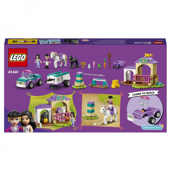 Конструктор LEGO Friends 41441 Тренировка лошади и прицеп для перевозки в Нальчике