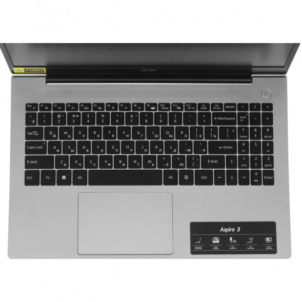 Ноутбук Acer Aspire 3 A325-42 (15.6&amp;quot;, IPS, AMD Ryzen 7 7730U 2ГГц, 8 ядер, 16ГБ DDR4, 512ГБ SSD, AMD Radeon Graphics, без ОС), серебристый в Нальчике
