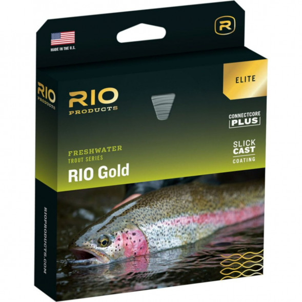 Леска RIO Elite Gold WF8F, Moss/Gold/Gray в Нальчике