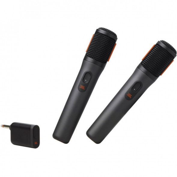 Беспроводной микрофон JBL PartyBox Wireless Mic (2 шт.) черный в Нальчике