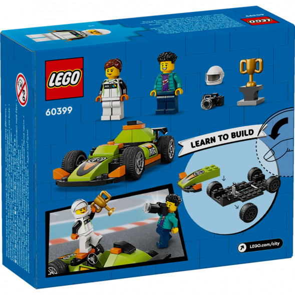Конструктор LEGO City 60399 Зеленый Гоночный автомобиль в Нальчике