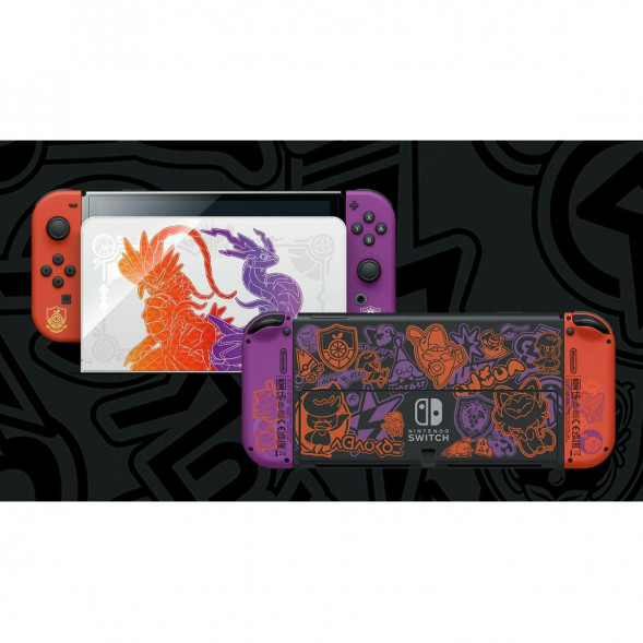Игровая приставка Nintendo Switch OLED 64 ГБ, Pokemon Scarlet &amp;amp; Violet Edition в Нальчике