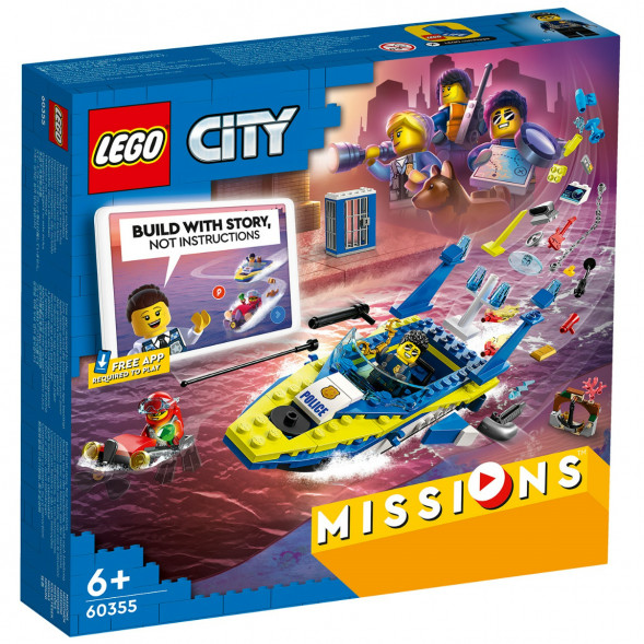 Конструктор LEGO City 60355 Детективные миссии водной полиции в Нальчике