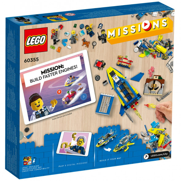 Конструктор LEGO City 60355 Детективные миссии водной полиции в Нальчике