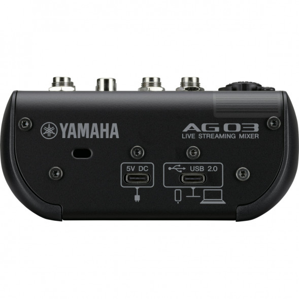 Микшер для стриминга Yamaha AG03MK2 LSPK Live Stream Black с аксессуарами в Нальчике