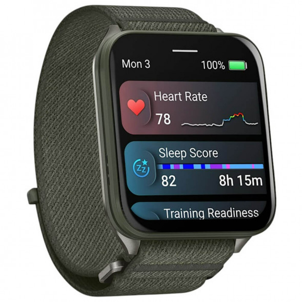 Умные часы Garmin Venu X1 Green с нейлоновым ремешком Moss ComfortFit 010-02980-03 в Нальчике