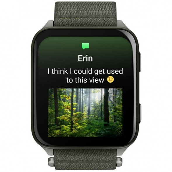 Умные часы Garmin Venu X1 Green с нейлоновым ремешком Moss ComfortFit 010-02980-03 в Нальчике