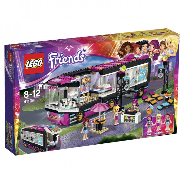 Конструктор LEGO Friends 41106 Поп звезда: гастроли в Нальчике