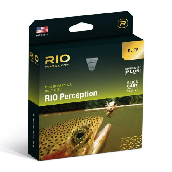 Леска RIO Elite Perception WF7F, Green/Camo/Gray в Нальчике