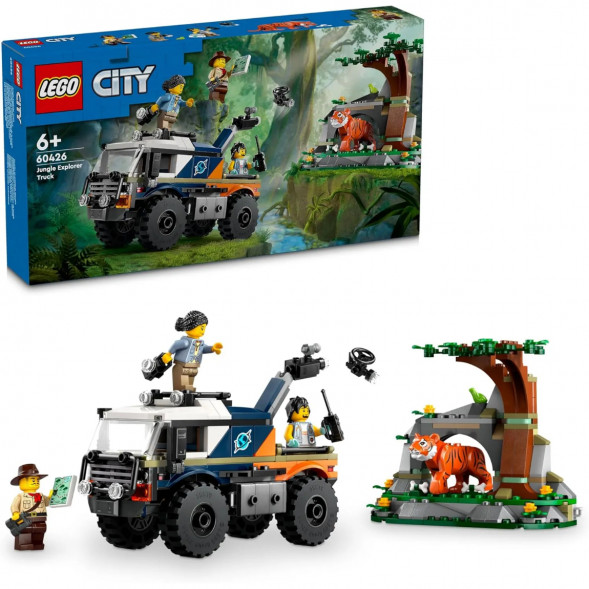 Конструктор LEGO City 60426 Внедорожный грузовик Исследователь джунглей в Нальчике