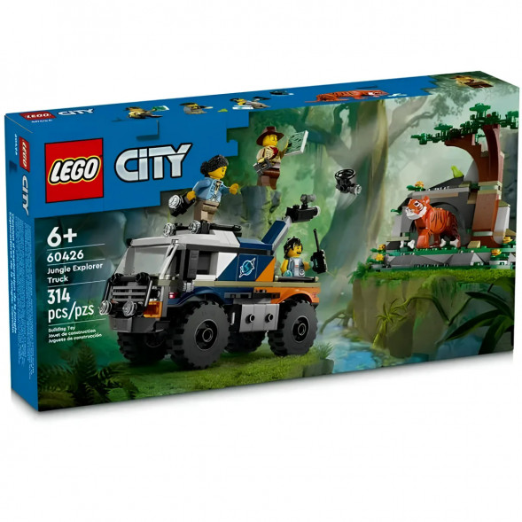 Конструктор LEGO City 60426 Внедорожный грузовик Исследователь джунглей в Нальчике