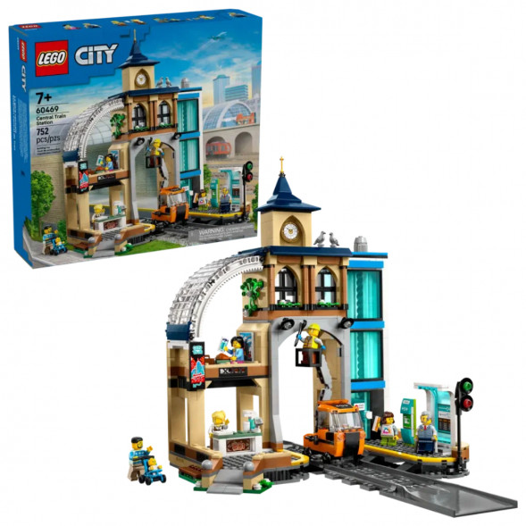 Конструктор LEGO City 60469 Центральный железнодорожный вокзал в Нальчике