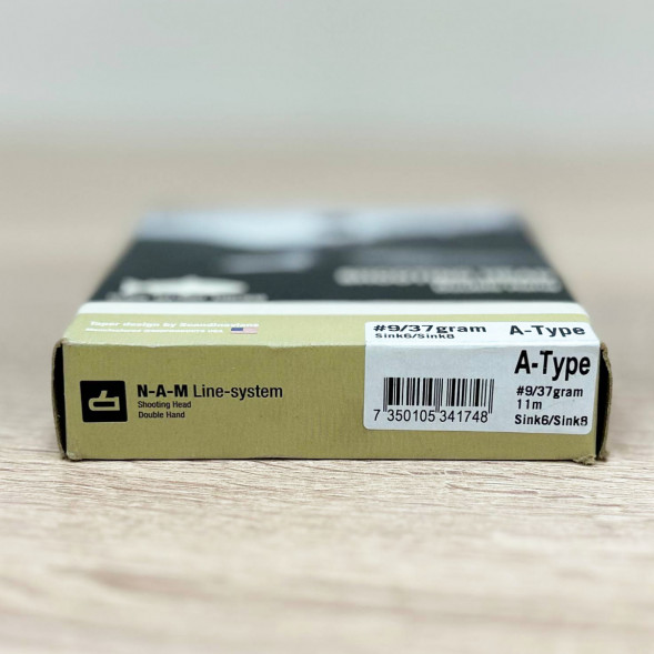 Рыболовная леска N-A-M Line System Shooting Head #9/37gram Sink6-Sink8 A-Type в Нальчике
