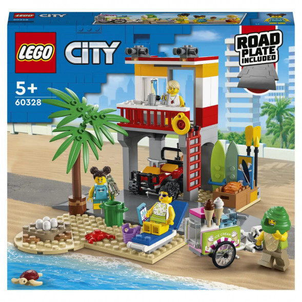 Конструктор LEGO City 60328 Пост спасателей на пляже в Нальчике