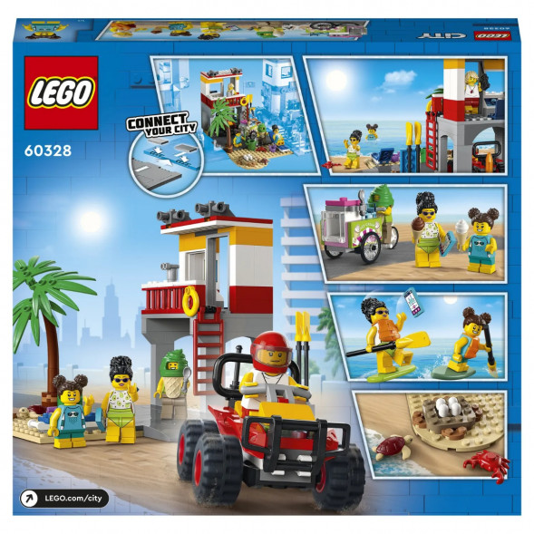 Конструктор LEGO City 60328 Пост спасателей на пляже в Нальчике