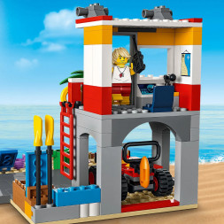 Конструктор LEGO City 60328 Пост спасателей на пляже