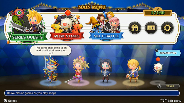 Игра Theatrhythm: Final Bar Line [Nintendo Switch, английская версия] в Нальчике