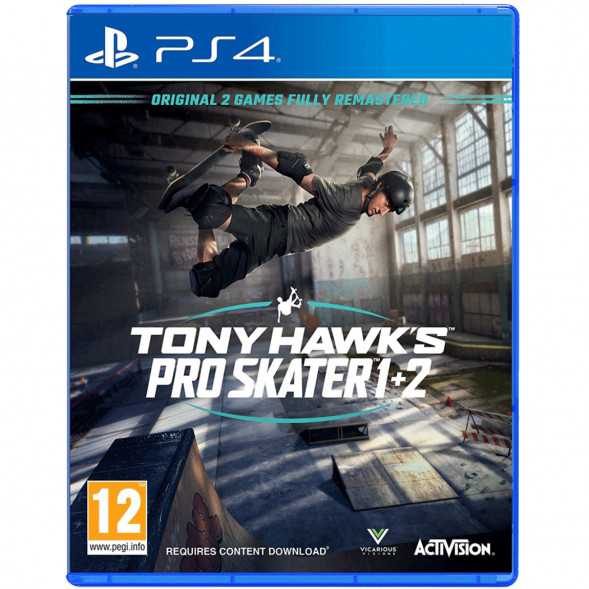 Игра Tony Hawk&amp;#039;s Pro Skater 1 + 2 [PS4, английская версия] в Нальчике