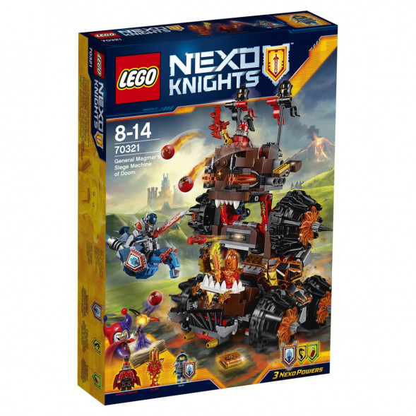 Конструктор LEGO Nexo Knights 70321 Роковое наступление Генерала Магмара в Нальчике