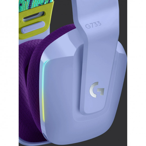 Игровая гарнитура Logitech G733 RGB Lightspeed Wireless, сиреневый в Нальчике
