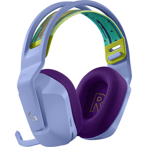 Игровая гарнитура Logitech G733 RGB Lightspeed Wireless, сиреневый в Нальчике