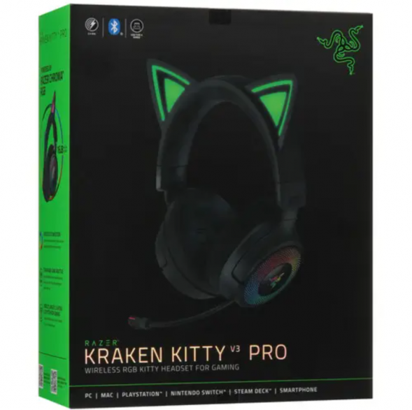 Наушники Razer Kraken Kitty V3 Pro черный 2025 в Нальчике