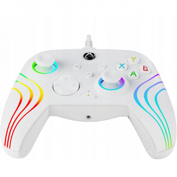Геймпад проводной PDP для Xbox Afterglow Wave, White в Нальчике