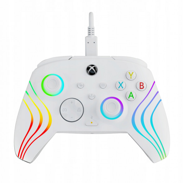 Геймпад проводной PDP для Xbox Afterglow Wave, White в Нальчике