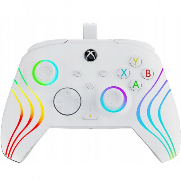 Геймпад проводной PDP для Xbox Afterglow Wave, White в Нальчике