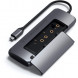 Док-станция Satechi USB-C Hybrid Multiport Adapter (with SSD Enclosure M.2 SATA, 2xUSB 3.1, USB Type-C, HDMI), Серый ST-UCHSEM в Нальчике
