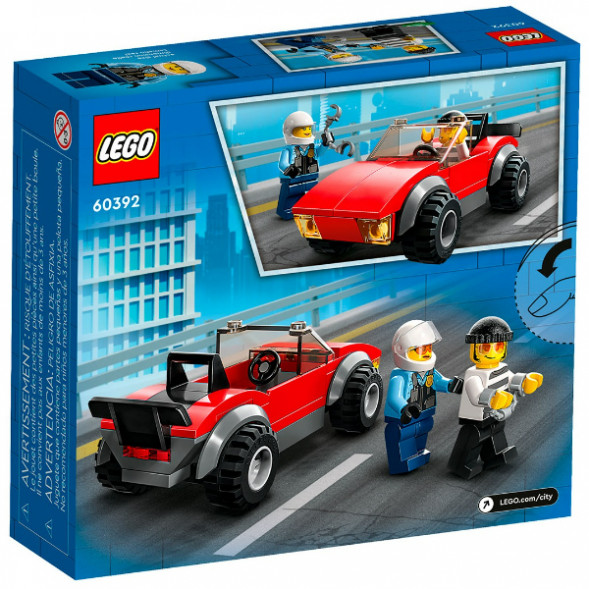 Конструктор LEGO City 60392 Полицейская погоня на байке в Нальчике