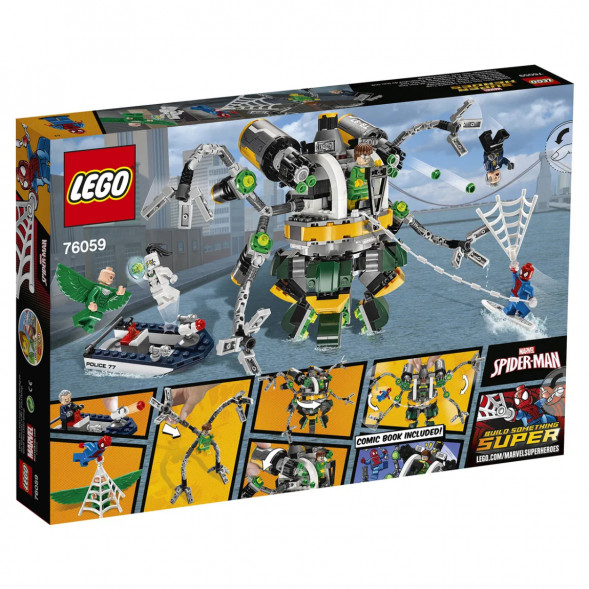 Конструктор LEGO Super Heroes 76059 Человек-паук: в ловушке Доктора Осьминога в Нальчике