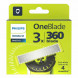 Сменные лезвия Philips OneBlade 360 QP430/50, 3 штуки в Нальчике