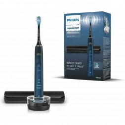 Электрическая звуковая зубная щетка Philips Sonicare DiamondClean 9000 HX9911/88, темно-синий