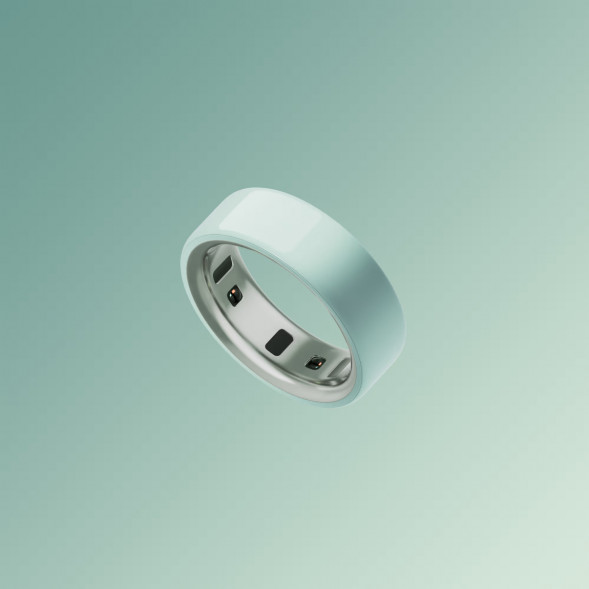 Умное кольцо Oura Ring 4 Ceramic (размер 15), Морской прилив/Tide в Нальчике