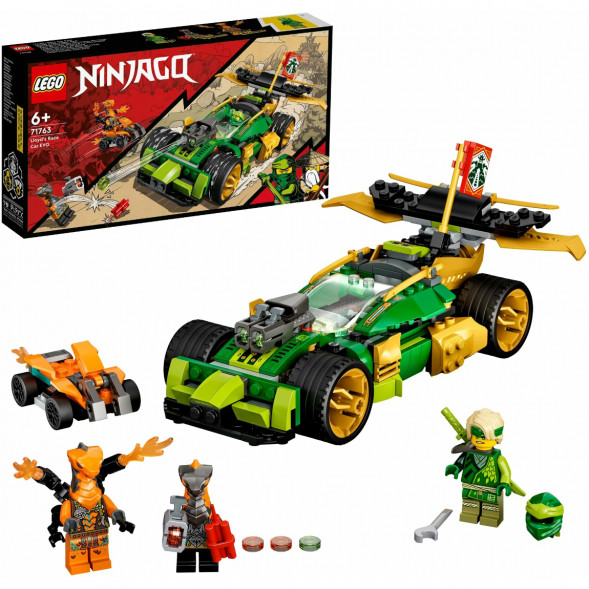Конструктор LEGO Ninjago 71763 Гоночный автомобиль ЭВО Ллойда в Нальчике