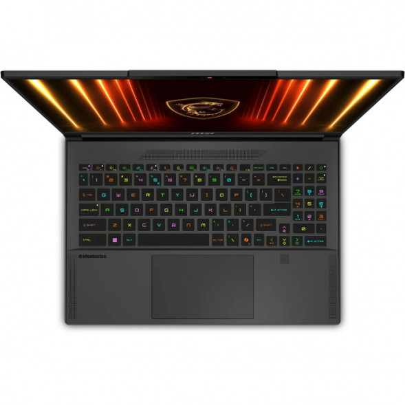 Ноутбук игровой MSI Stealth 16 AI A2HWFG-086XRU (16&amp;quot;, Intel Core Ultra 7, 32ГБ, 1ТБ SSD, RTX 5060, FreeDOS), черный в Нальчике
