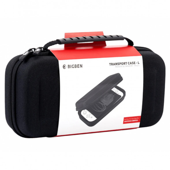 Чехол BIG BEN Transport Case - L для Nintendo Switch/Lite/OLED, черный в Нальчике