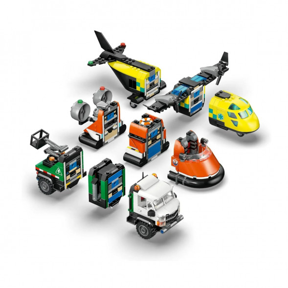 Конструктор LEGO City 60505 Самолет, сервисный грузовик и судно на воздушной подушке в Нальчике